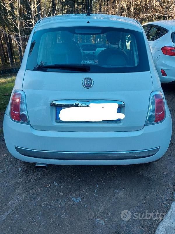 Usata Fiat 500 2009 Bianco Cabrio