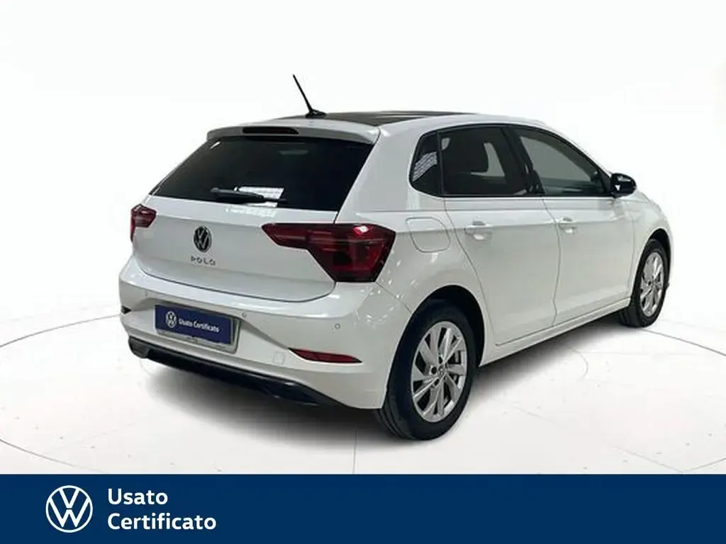 Usata VW Polo Style 95 CV (69 kW) 2022 Bianco / pastello Utilitaria