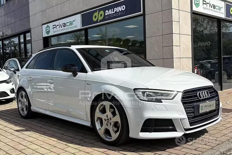 Usata Audi A3 Sportback Sport 150 CV (110 kW) 2017 Bianco Utilitaria