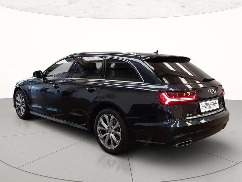 Usata Audi A6 Business Plus 190 CV (139 kW) 2017 W1 blu chiaro di luna metallizzato Station wagon