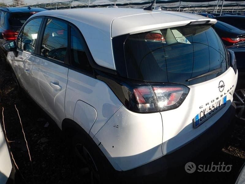 Usata Opel Crossland X 110 CV (80 kW) 2022 Bianco SUV