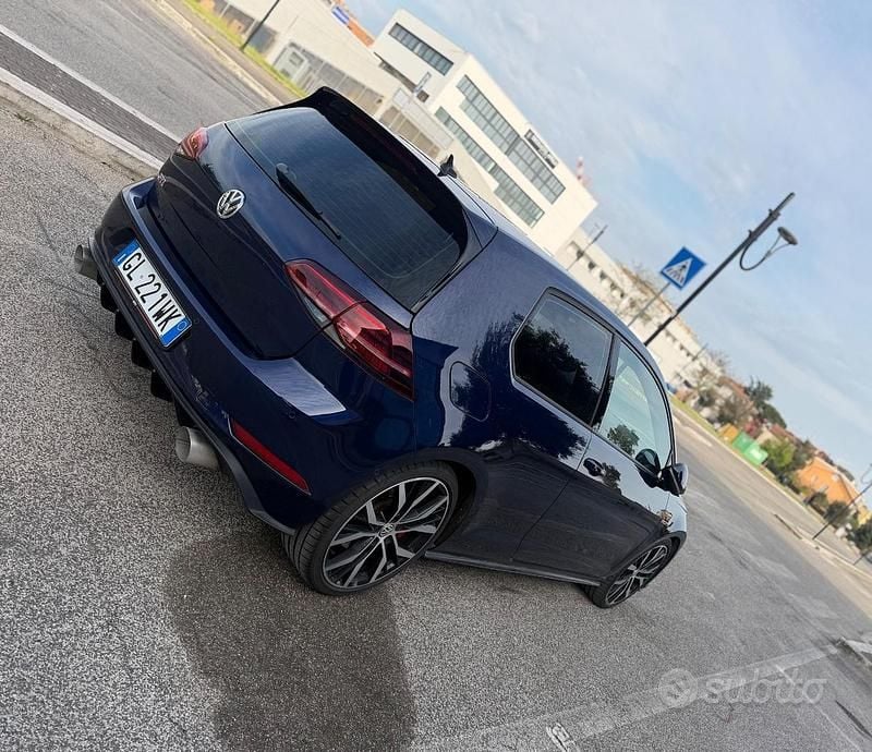 Usata VW Golf GTI 245 CV (180 kW) 2019 Blu Coupé