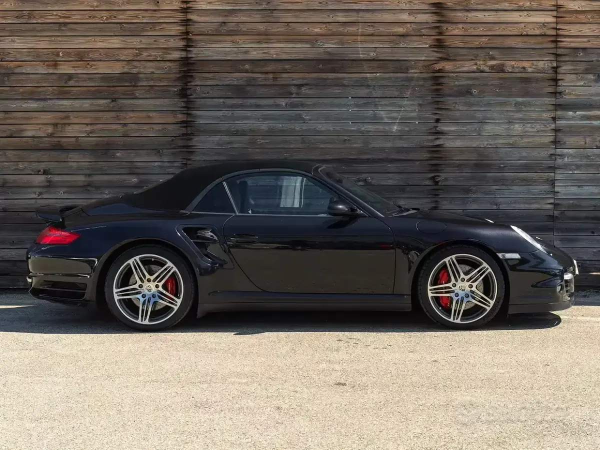 Usata Porsche 911 Turbo Cabriolet 480 CV (353 kW) 2008 Nero Cabrio