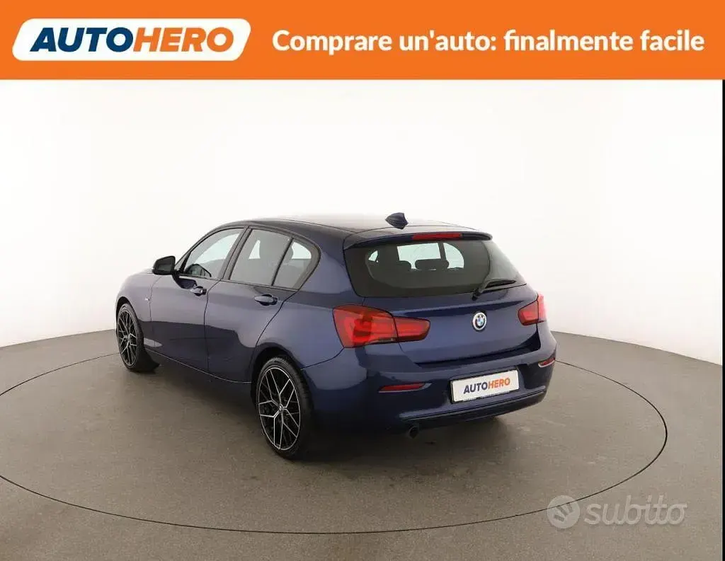 Usata BMW 116 Sport Line 116 CV (85 kW) 2018 Blu Utilitaria