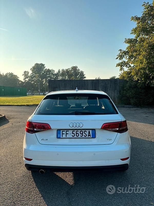 Usata Audi A3 110 CV (80 kW) 2016 Bianco Berlina