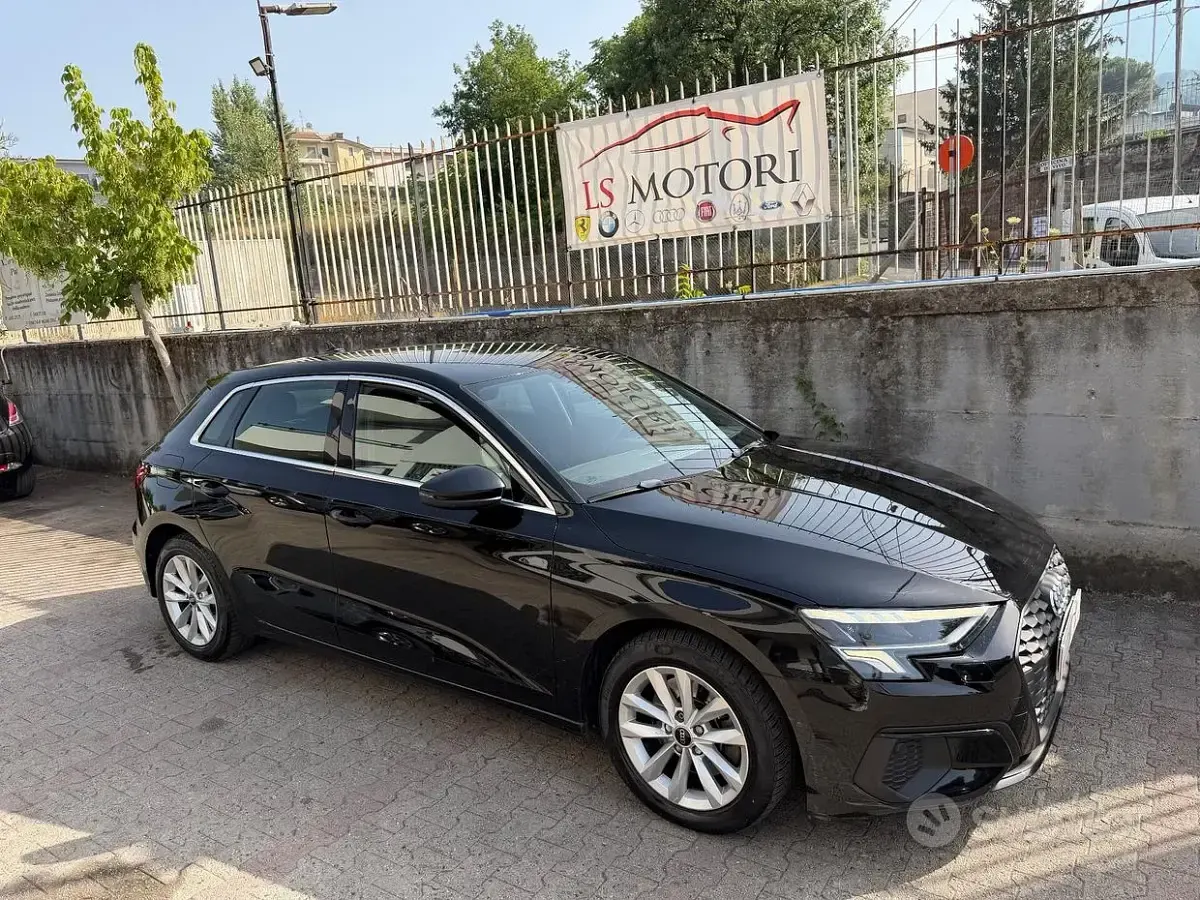 Usata Audi A3 Advanced 150 CV (110 kW) 2020 Nero Berlina