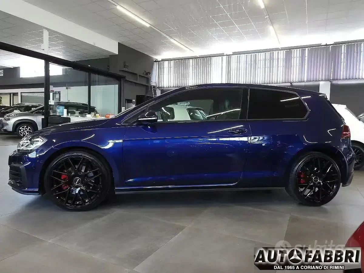 Usata VW Golf VII GTD 184 CV (135 kW) 2017 Blu Berlina
