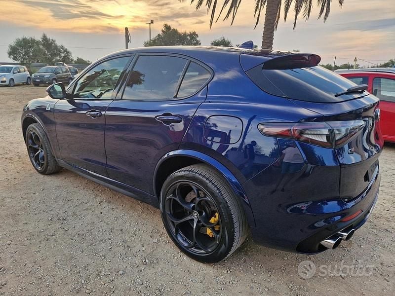 Usata Alfa Romeo Stelvio Quadrifoglio 510 CV (375 kW) 2021 Blu SUV