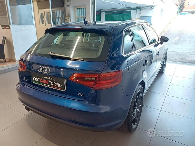 Usata Audi A3 Ambiente 110 CV (80 kW) 2016 Blu Berlina