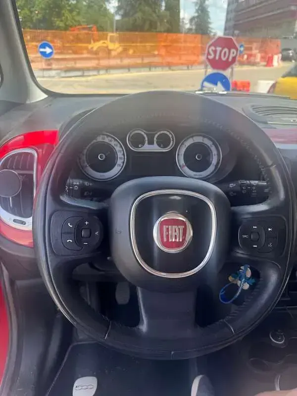 Usata Fiat 500L Living 84 CV (61 kW) 2013 Rosso Monovolume