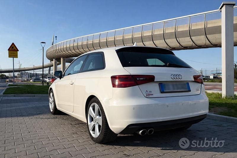 Usata Audi A3 Ambition 150 CV (110 kW) 2013 Bianco Berlina