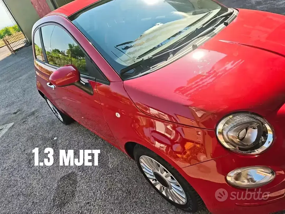 Usata Fiat 500 95 CV (69 kW) 2017 Rosso Berlina