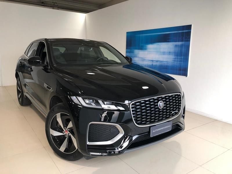 Santorini black Usata 2023 Jaguar F-Pace R-Dynamic SUV | 30.500 € (Super prezzo) - Immagine 1/4