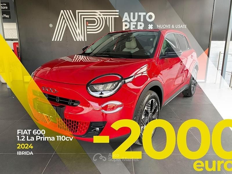 Usata Fiat 600 La Prima 110 CV (80 kW) 2024 Bianco SUV
