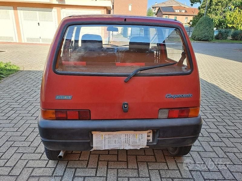 Usata Fiat Cinquecento 1995 Rosso Utilitaria