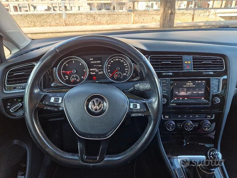 Usata VW Golf VII Highline 150 CV (110 kW) 2013 Bianco Berlina
