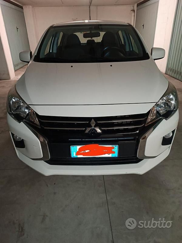 Usata Mitsubishi Space Star 71 CV (52 kW) 2020 Bianco Utilitaria