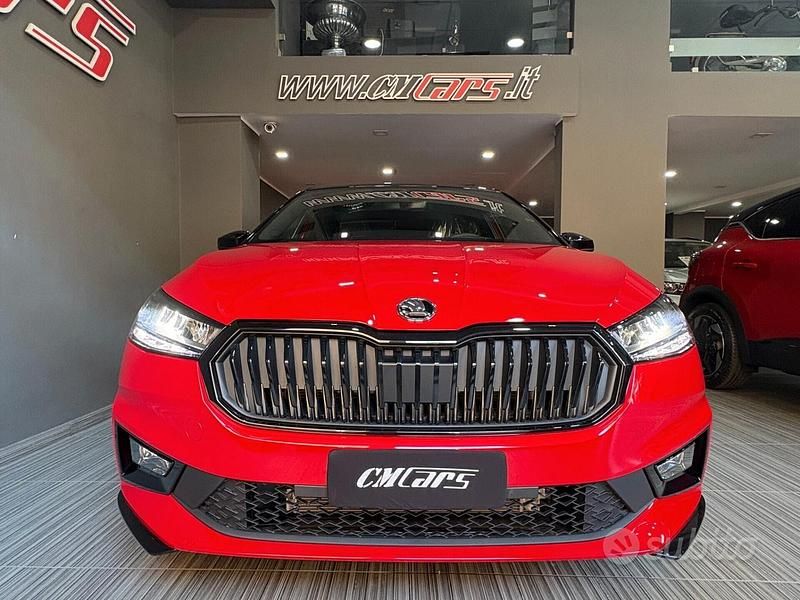 Nuova Skoda Fabia Monte Carlo 116 CV (85 kW) 2025 Rosso Berlina
