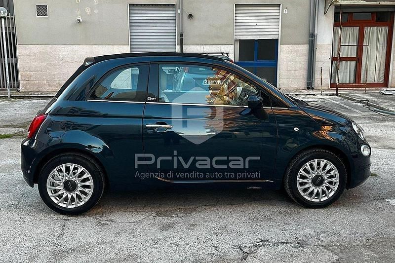 Usata Fiat 500C Lounge 69 CV (50 kW) 2019 Blu Cabrio