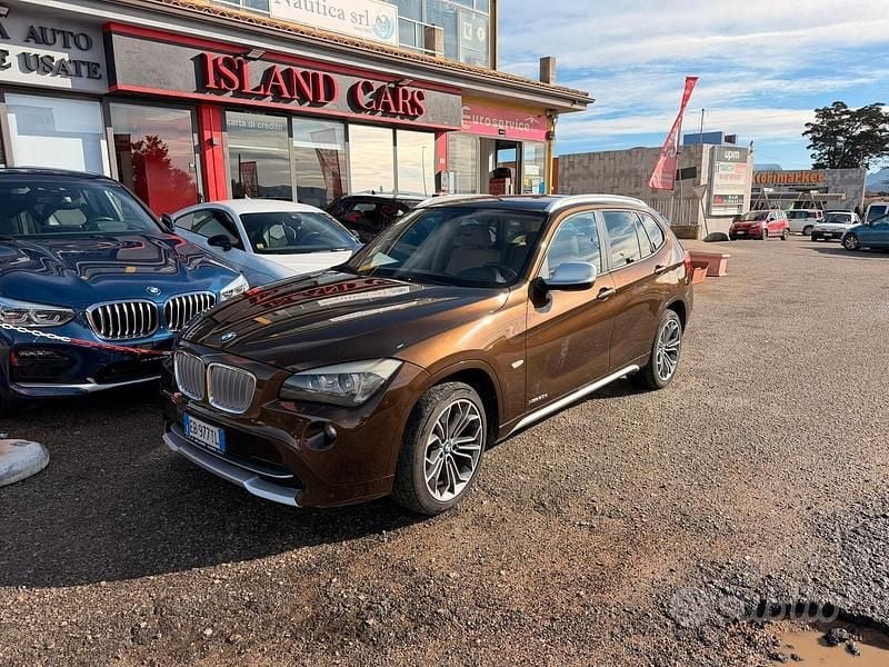 Usata BMW X1 177 CV (130 kW) 2010 Marrone SUV