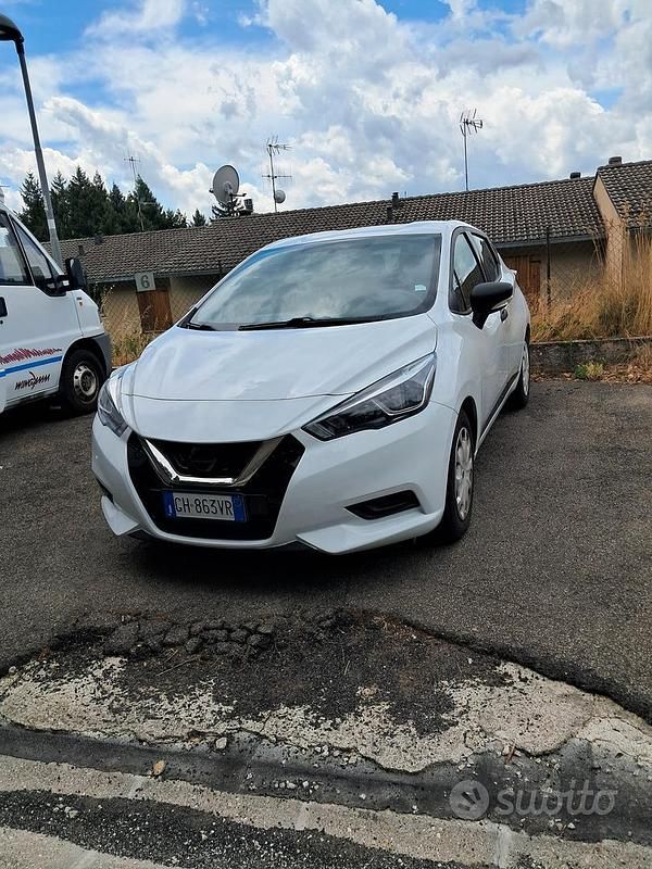 Usata Nissan Micra 71 CV (52 kW) 2019 Bianco Utilitaria