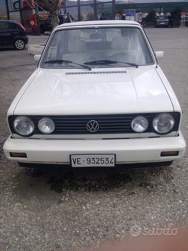 Usata VW Golf Cabriolet 73 CV (53 kW) 1993 Bianco Cabrio