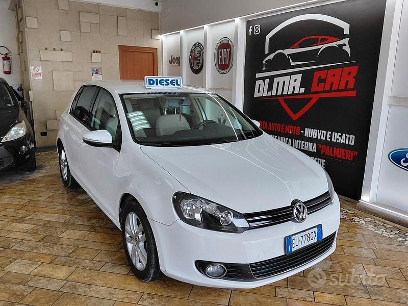 Usata VW Golf VI Highline 140 CV (102 kW) 2011 Bianco Utilitaria