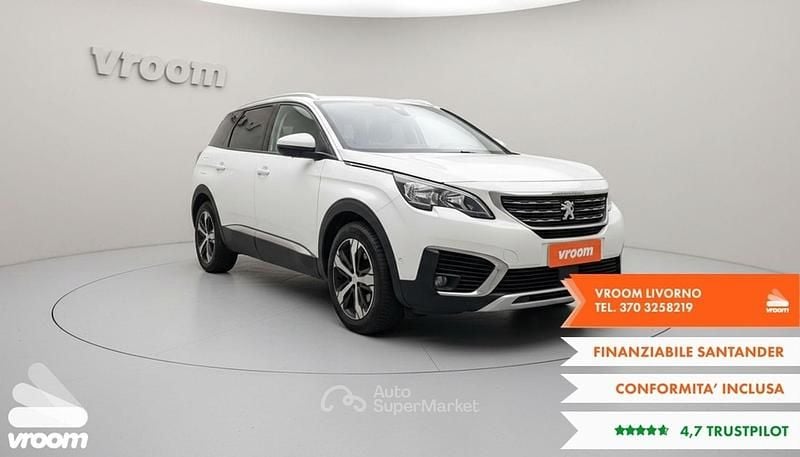 Usata Peugeot 5008 S 131 CV (96 kW) 2019 Bianco SUV