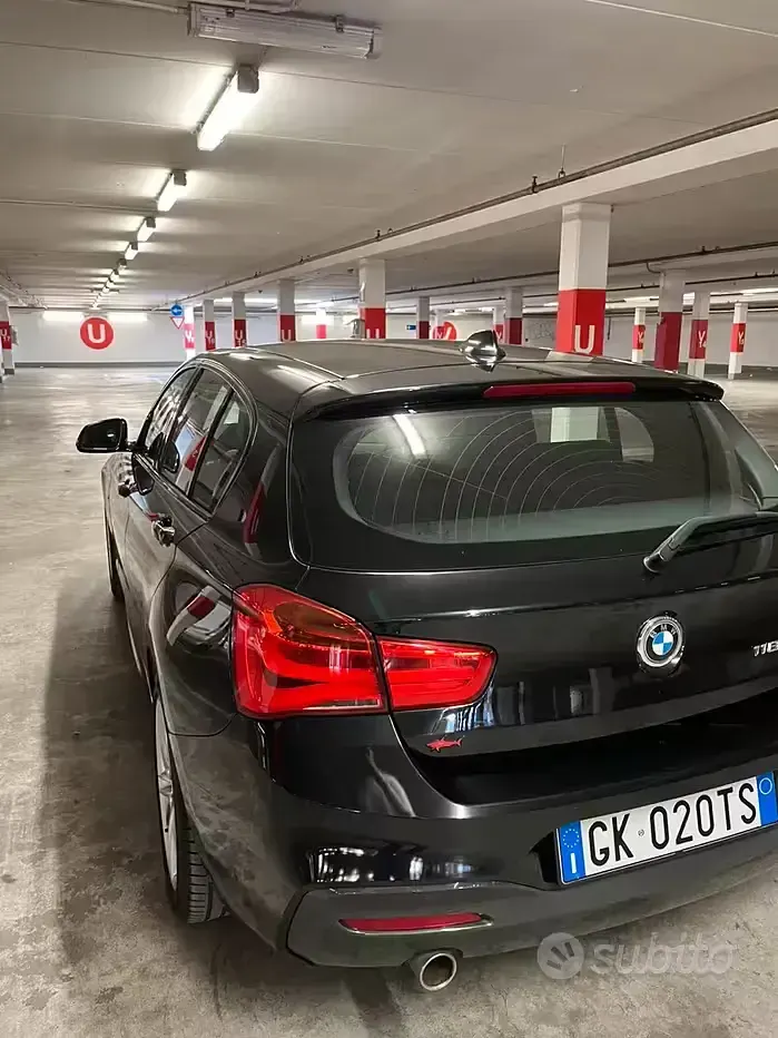 Usata BMW 118 M Sport 136 CV (100 kW) 2018 Nero Utilitaria