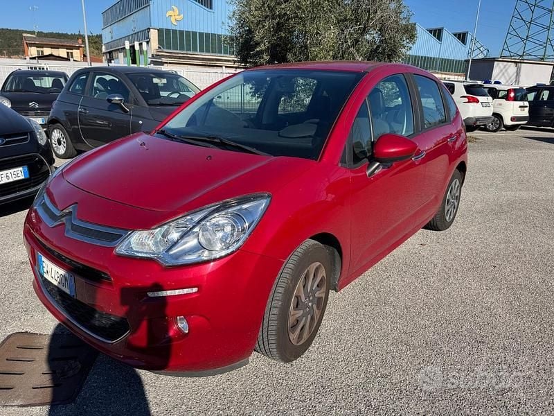 Rosso Usata 2014 Citroën C3 PureTech Tre volumi | 4200 € (Ottimo prezzo) - Immagine 1/4