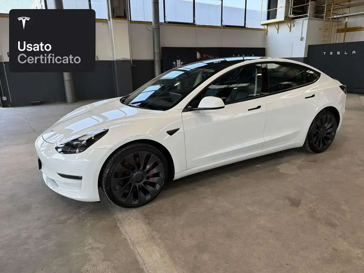 Usata Tesla Model 3 Performance 377 kW (513 CV) 2022 Pearl white multicoat Berlina