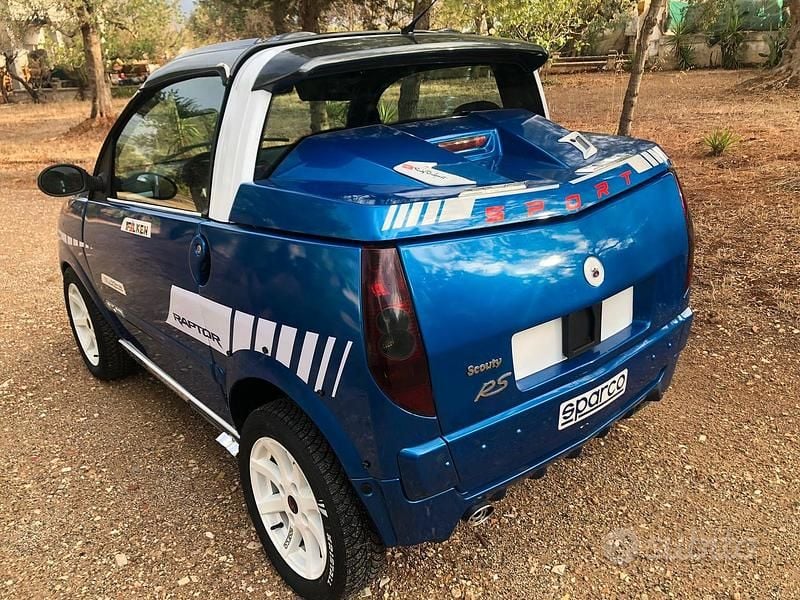 Usata Aixam e-Scouty 2004 Blu Cabrio