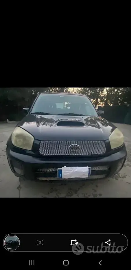 Usata Toyota RAV4 116 CV (85 kW) 2003 Nero SUV