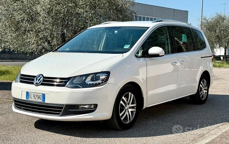 Usata VW Sharan Highline 170 CV (125 kW) 2012 Bianco Monovolume