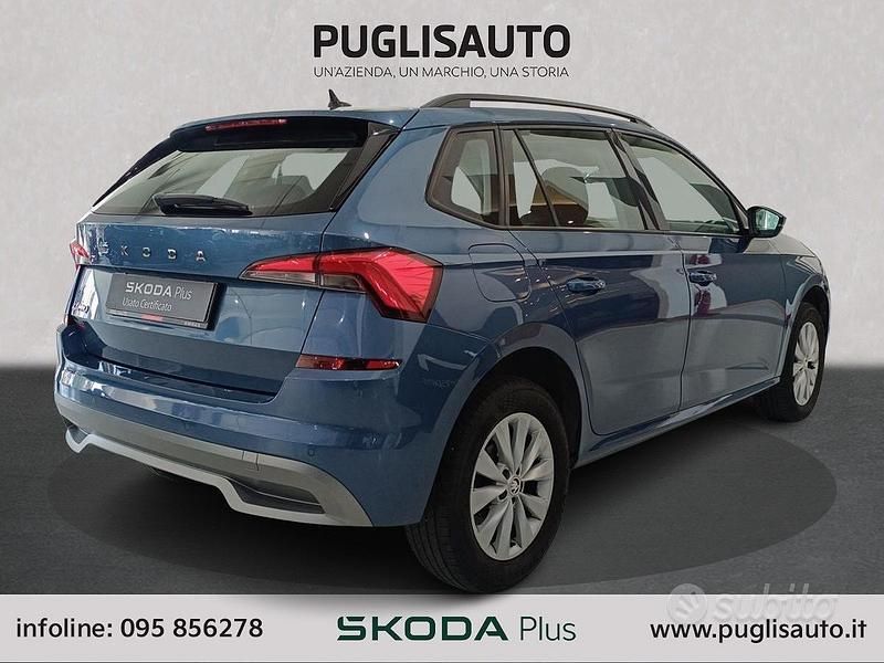 Usata Skoda Kamiq Ambition 90 CV (66 kW) 2021 Blu SUV
