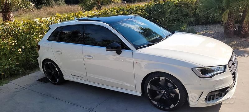 Usata Audi A3 S-Line 2013 Bianco Berlina