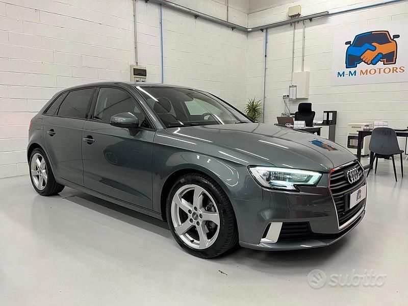 Usata Audi A3 Sport 116 CV (85 kW) 2018 Grigio Berlina