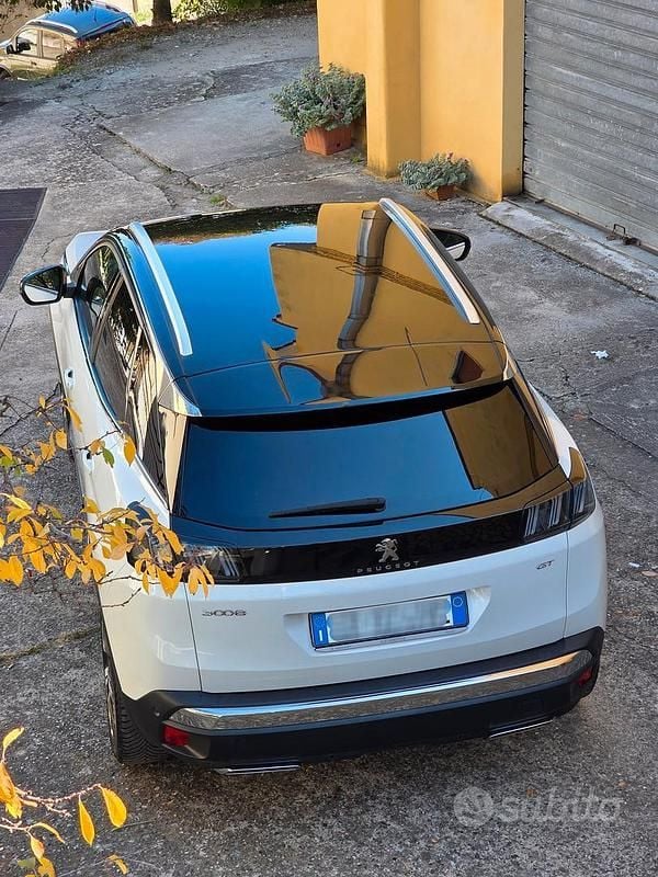 Usata Peugeot 3008 130 CV (95 kW) 2021 Bianco Berlina
