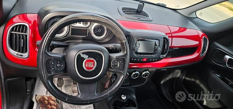 Usata Fiat 500L 120 CV (88 kW) 2012 Rosso Monovolume
