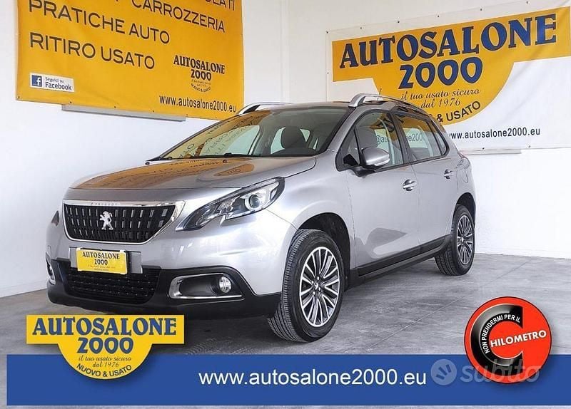 Usata Peugeot 2008 Allure 82 CV (60 kW) 2018 Grigio SUV