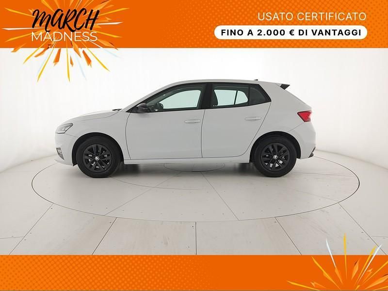 Usata Skoda Fabia 95 CV (69 kW) 2024 Bianco luna metallizzato Berlina