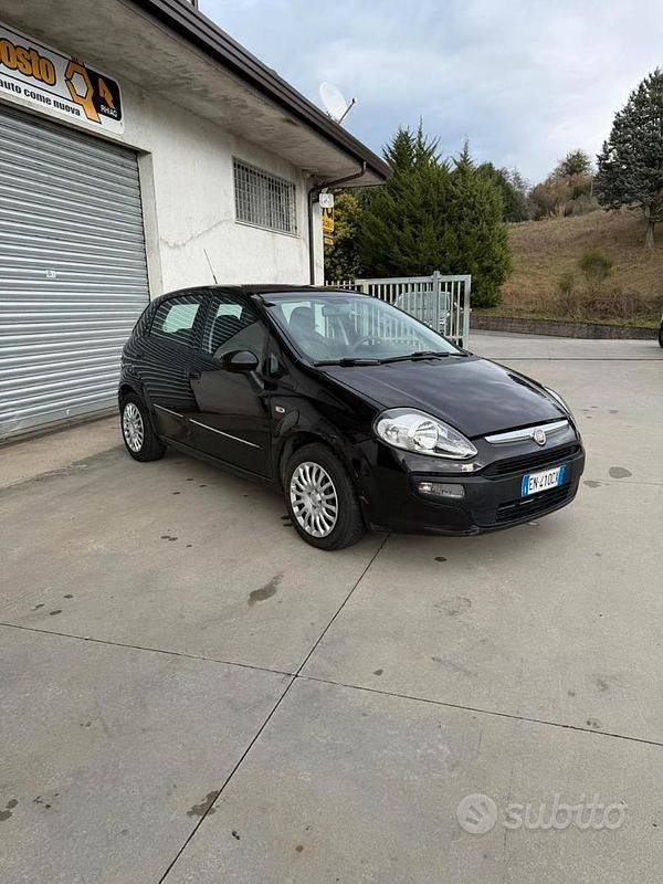 Usata Fiat Punto Evo 75 CV (55 kW) 2012 Nero Utilitaria