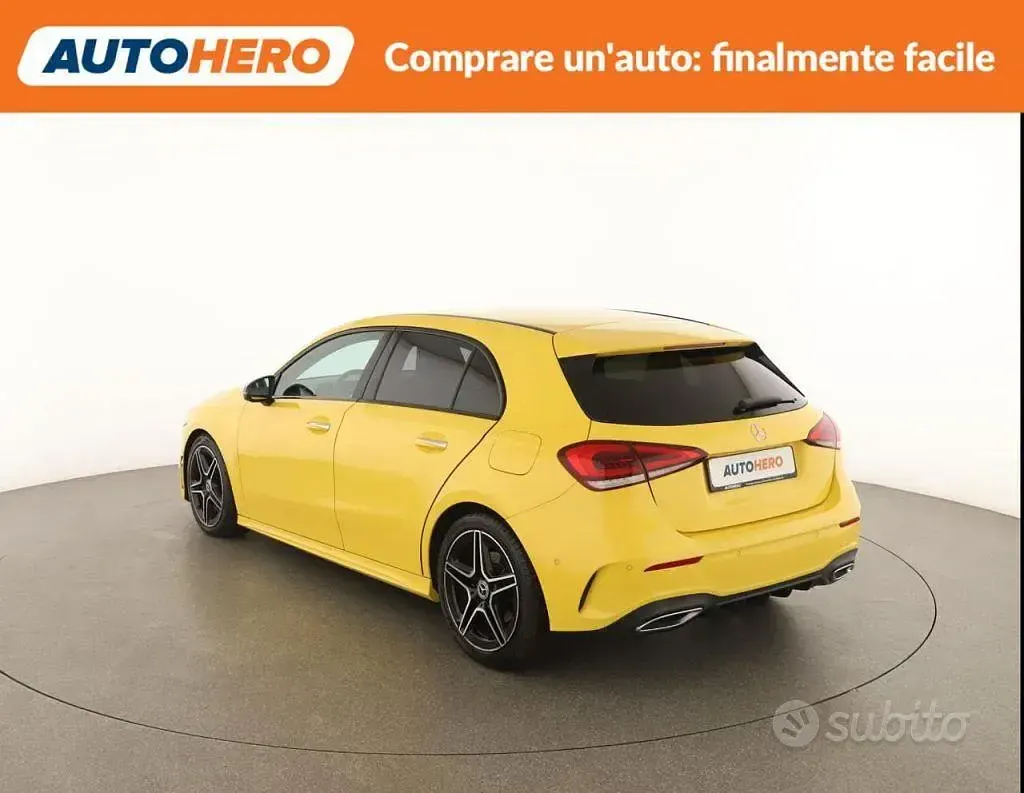 Usata Mercedes A220 Premium 190 CV (139 kW) 2020 Giallo Berlina