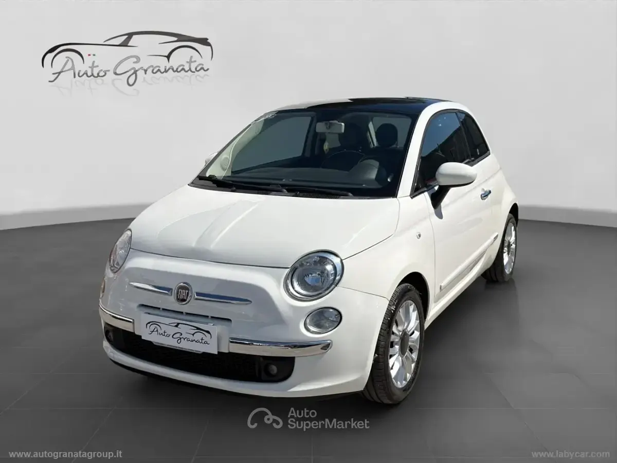 Usata Fiat 500 Lounge 69 CV (50 kW) 2014 Bianco Utilitaria
