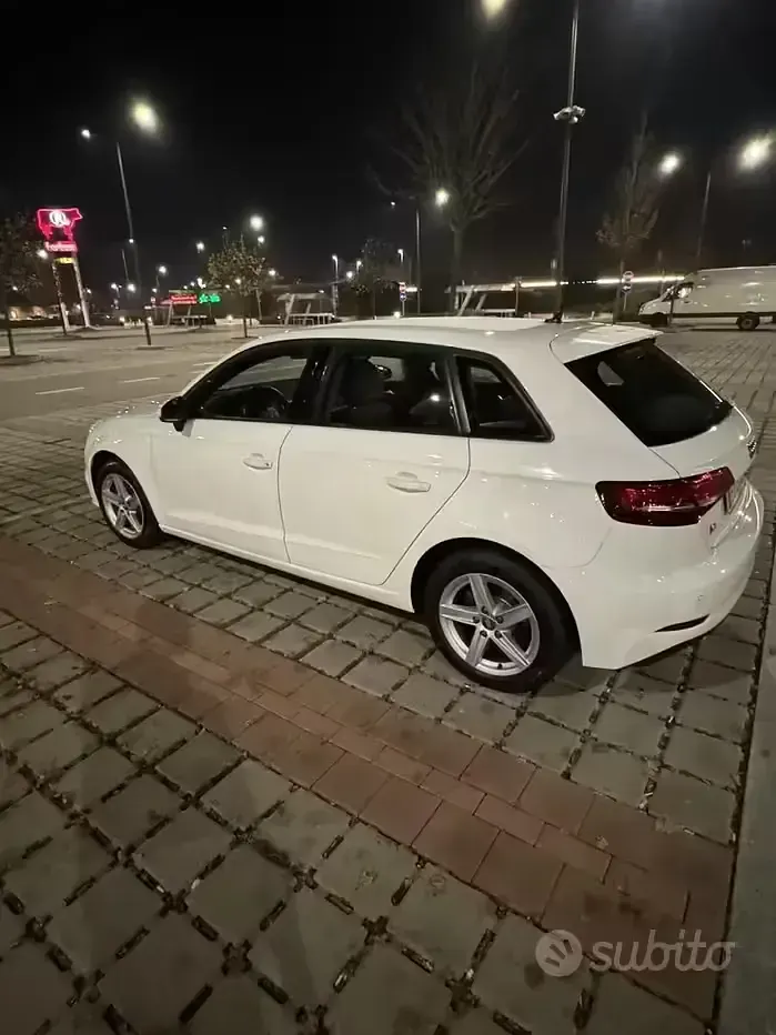 Usata Audi A3 116 CV (85 kW) 2019 Bianco Berlina