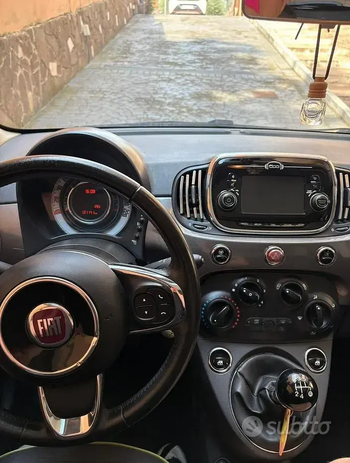 Usata Fiat 500 69 CV (50 kW) 2016 Grigio Berlina