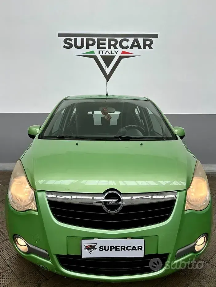 Usata Opel Agila 86 CV (63 kW) 2009 Verde Utilitaria