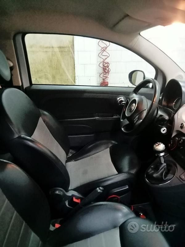 Usata Fiat 500 75 CV (55 kW) 2009 Grigio Utilitaria