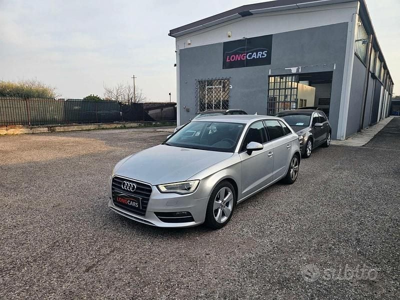 Usata Audi A3 Ambition 105 CV (77 kW) 2014 Grigio Berlina