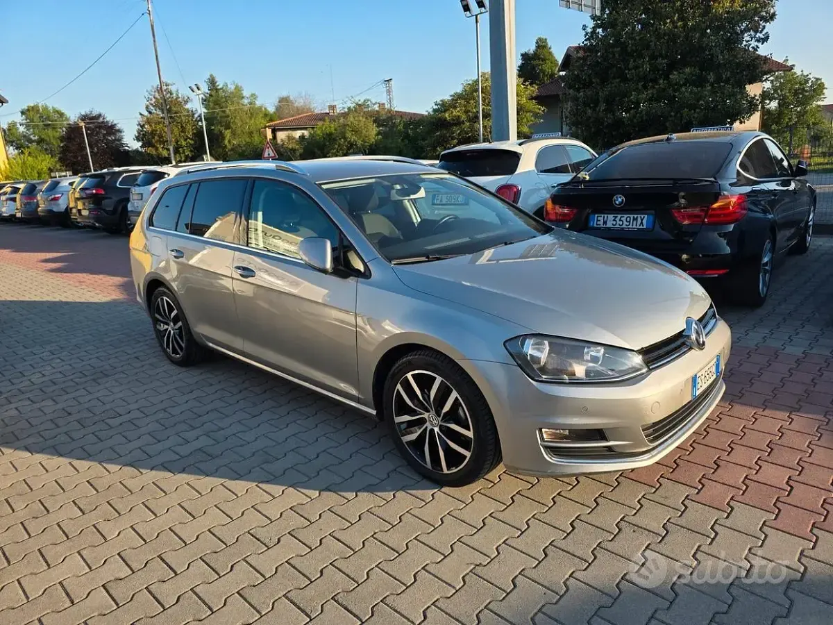 Usata VW Golf VII 110 CV (80 kW) 2013 Grigio Station wagon